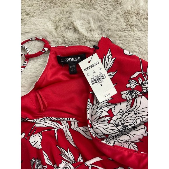 EXPRESS FLORAL PRINT MAXI DRESS - Picture 4 of 5